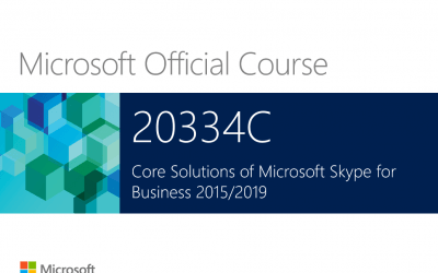 334 – Core Solutions of Microsoft Skype for Business 2015/2019