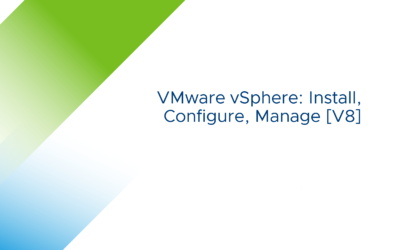 VMware vSphere: Install, Configure, Manage [V8]